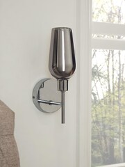 Smoke Grey Cooper Wall Light - Image 2 of 6