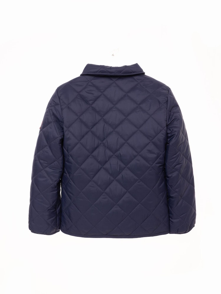 Perry Ellis America Blue Quilted Jacket - Image 2 of 3