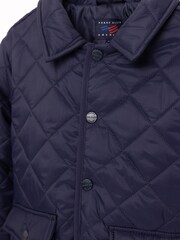 Perry Ellis America Blue Quilted Jacket - Image 3 of 3