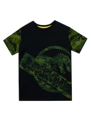 Character Black Black Jurassic World Short Sleeve T-Shirt - Image 1 of 5