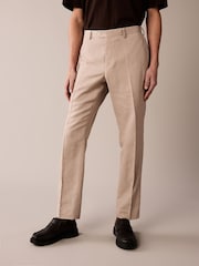 Pierre - Pantalons de costume coupe en lin Blend - Image 1 of 1