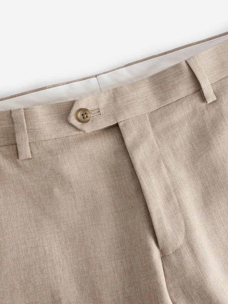 Piedra - Pantalones de traje a medida en mezcla de lino - Imagen 9 de 9 Piedra - Pantalones de traje a medida en mezcla de lino - Imagen 9 de 9