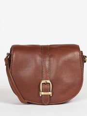 Barbour® Brown Laire Leather Saddle Bag - Image 2 of 5