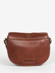 Barbour® Brown Laire Leather Saddle Bag - Image 3 of 5