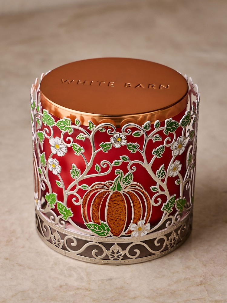 Bath & Body Works Pumpkin 3-Wick Candle Holder - Image 2 of 2 Bath & Body Works Pumpkin 3-Wick Candle Holder - Image 2 of 2