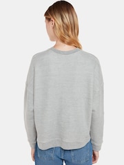 Whistles Grey Merci Logo Sweater - Image 2 of 5