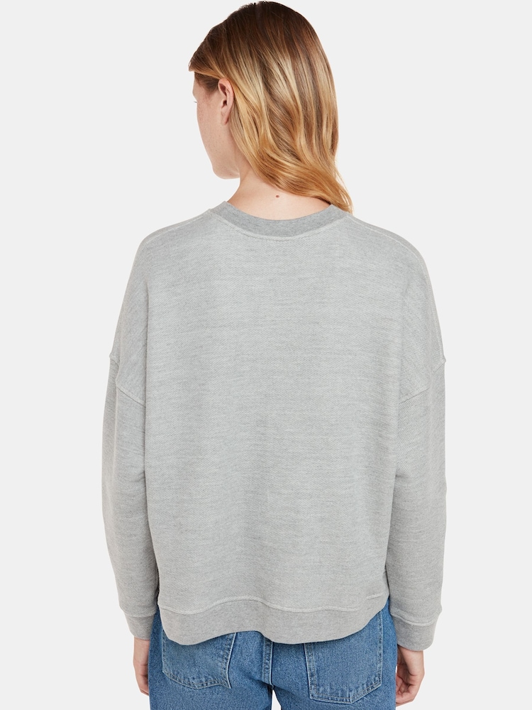 Whistles Grey Merci Logo Sweater - Image 2 of 5