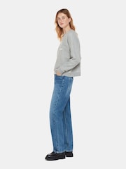 Whistles Grey Merci Logo Sweater - Image 3 of 5