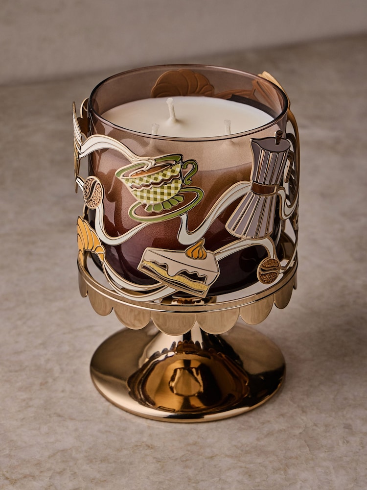 Bath & Body Works Coffee Times 3-Wick Candle Holder - Image 2 of 2 Bath & Body Works Coffee Times 3-Wick Candle Holder - Image 2 of 2