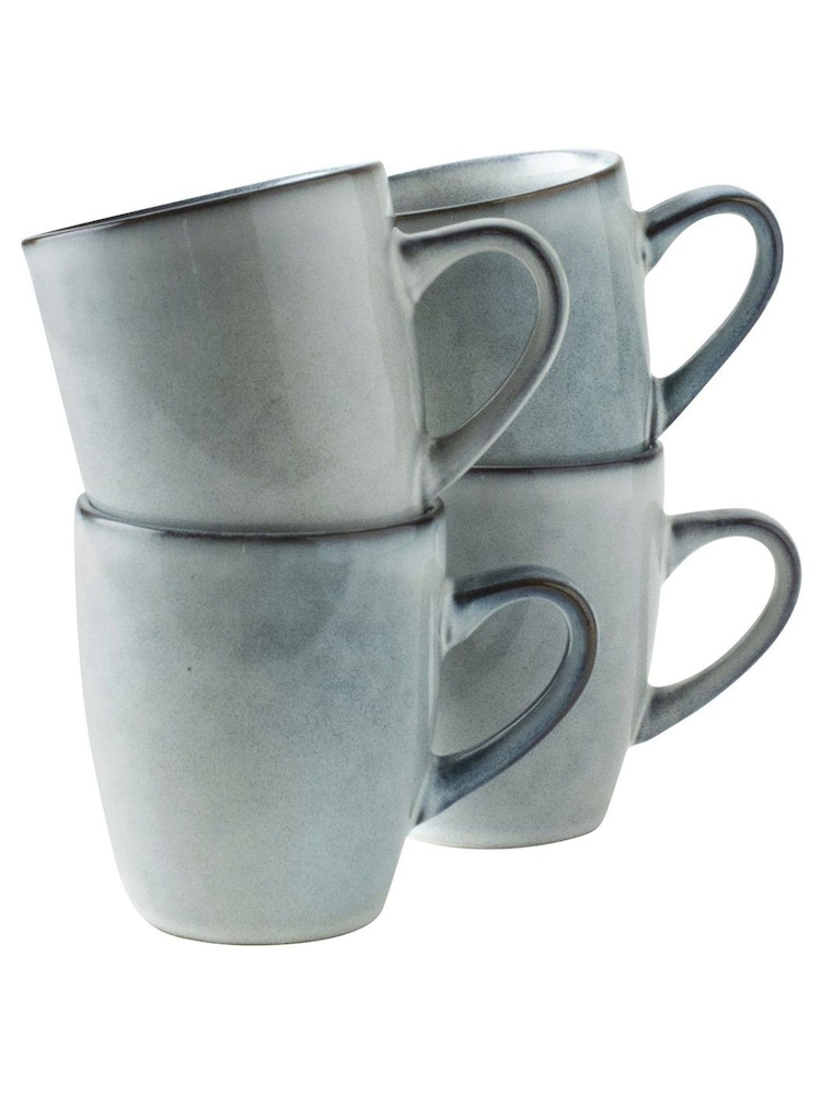 Dutch Rose Set of 4 Grey Serenity Mini Mugs - Image 2 of 3