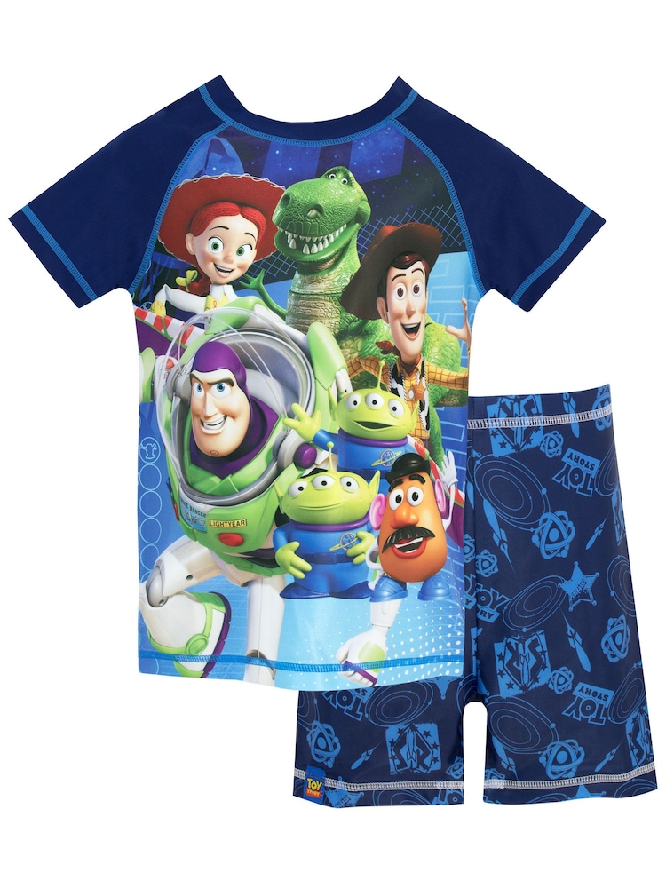 Character Blue Disney Toy Story Swim Set - Image 1 of 10