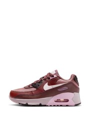 Nike Pink/Mauve Air Max 90 Junior Trainers - Image 2 of 10
