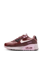 Nike Pink/Mauve Air Max 90 Junior Trainers - Image 4 of 10