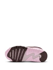 Nike Pink/Mauve Air Max 90 Junior Trainers - Image 8 of 10