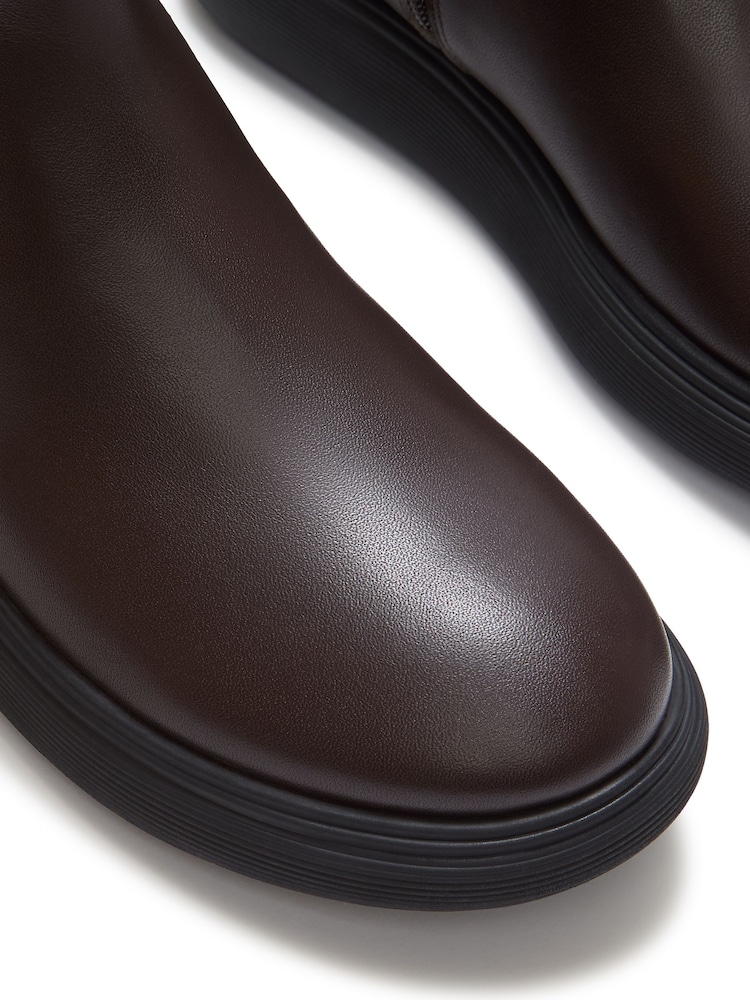 FitFlop Iq-Comff ādas augstpapēžu zābaki - Attēls 5 no 5