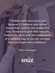 Snuz Sand Cloud 2.5 TOG Toddler Sleepsuit - Image 10 of 11