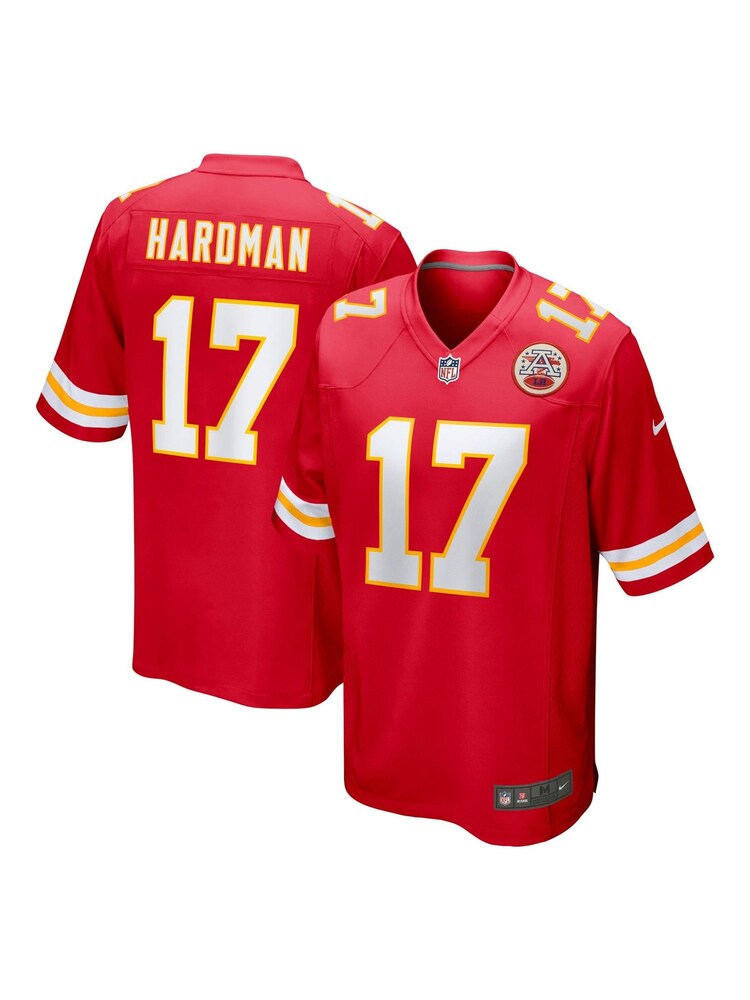 Nike Red NFL Kansas City Chiefs Home Game Jersey - Mecole Hardman Youth - Image 1 of 3