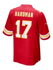 Nike Red NFL Kansas City Chiefs Home Game Jersey - Mecole Hardman Youth - Image 3 of 3