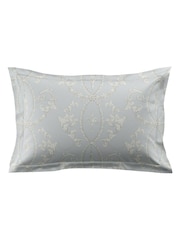 Historic Royal Palaces Porcelain Blue Tijou 250 Thread Count Duvet Cover and Pillowcase Set - Image 7 of 8