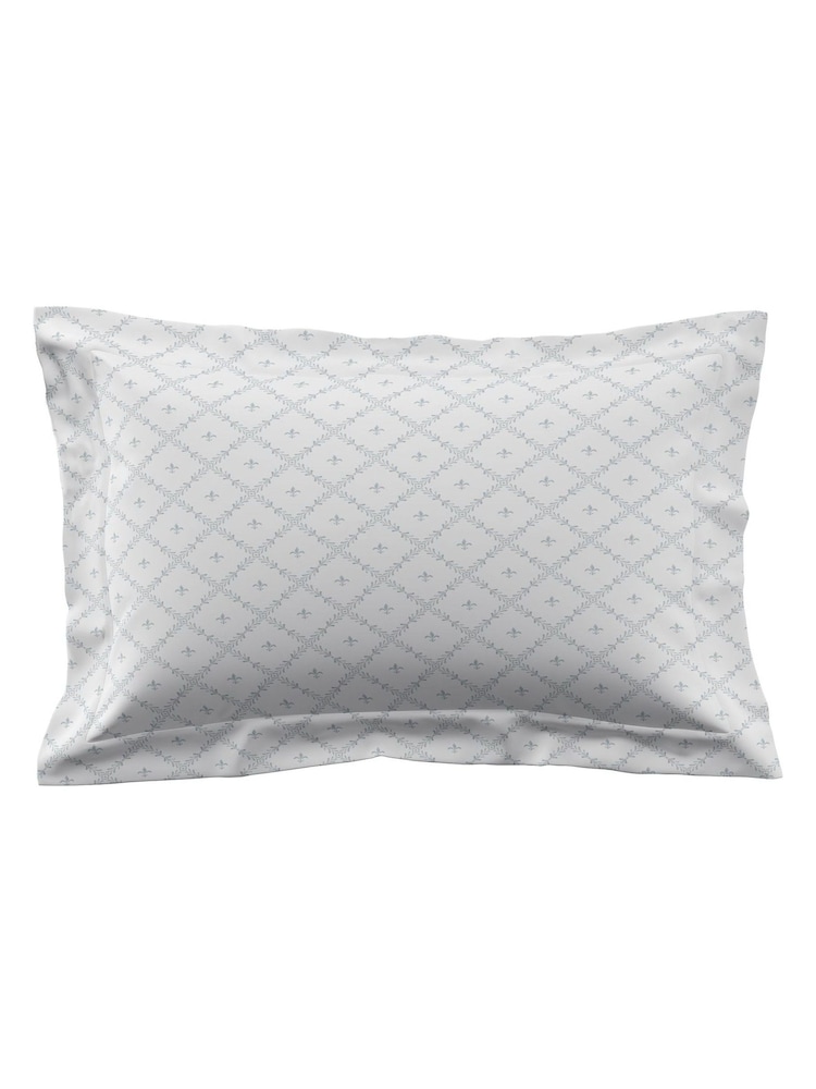 Historic Royal Palaces Porcelain Blue Tijou 250 Thread Count Duvet Cover and Pillowcase Set - Image 8 of 8 Historic Royal Palaces Porcelain Blue Tijou 250 Thread Count Duvet Cover and Pillowcase Set - Image 8 of 8