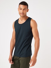 Navy Blue Regular Fit Vest - Image 1 of 5