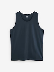Navy Blue Regular Fit Vest - Image 5 of 5