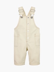 Calvin Klein Jeans Baby Cream Twill Dungarees - Image 1 of 2
