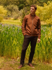 Rust Brown Smart Bomber Jacket - Image 2 of 12