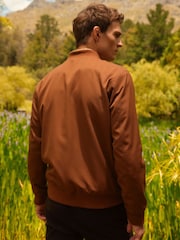 Rust Brown Smart Bomber Jacket - Image 3 of 12