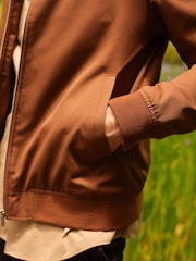 Rust Brown Smart Bomber Jacket - Image 4 of 12