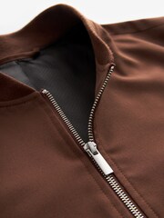 Rust Brown Smart Bomber Jacket - Image 8 of 12