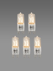 5 Pack 28W G9 Halogen Light Bulbs - Image 1 of 2
