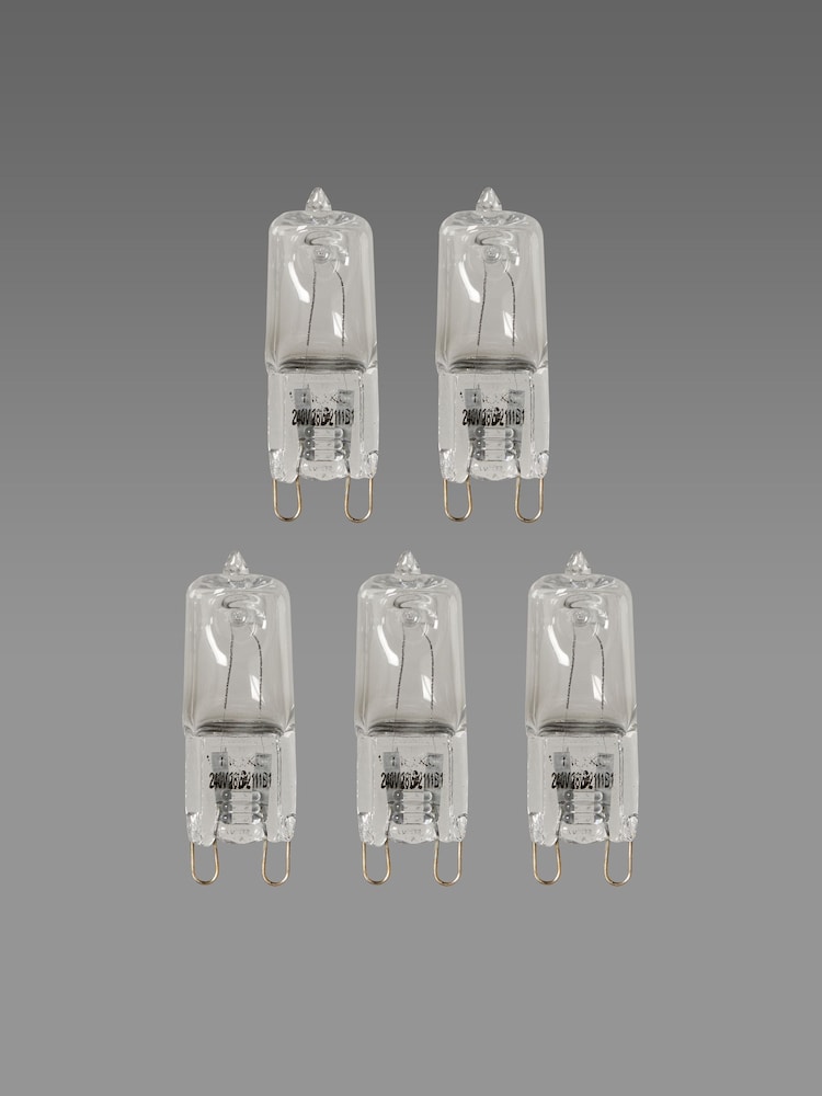 5 Pack 28W G9 Halogen Light Bulbs - Image 2 of 2