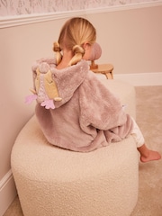 Pink Reindeer Christmas Print Soft Fleece Hooded Blanket (3-16yrs) - Image 5 of 9