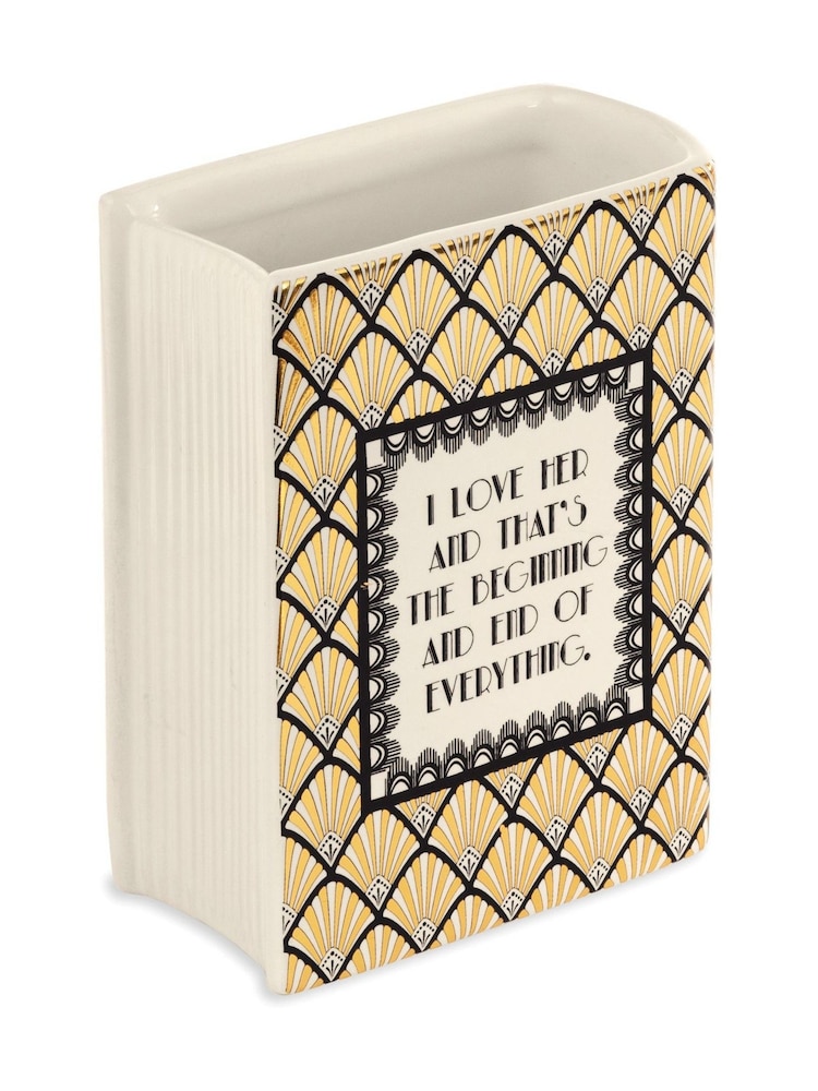 Steel Mill and Co. Multi The Great Gatsby Small Book Vase - Image 4 of 4 Steel Mill and Co. Multi The Great Gatsby Small Book Vase - Image 4 of 4