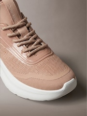 Calvin Klein Pink Lightweight Runner Trainers - Image 2 of 6