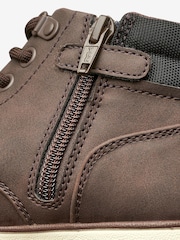 Chocolate Brown Warm Lined Boots - Image 3 of 4