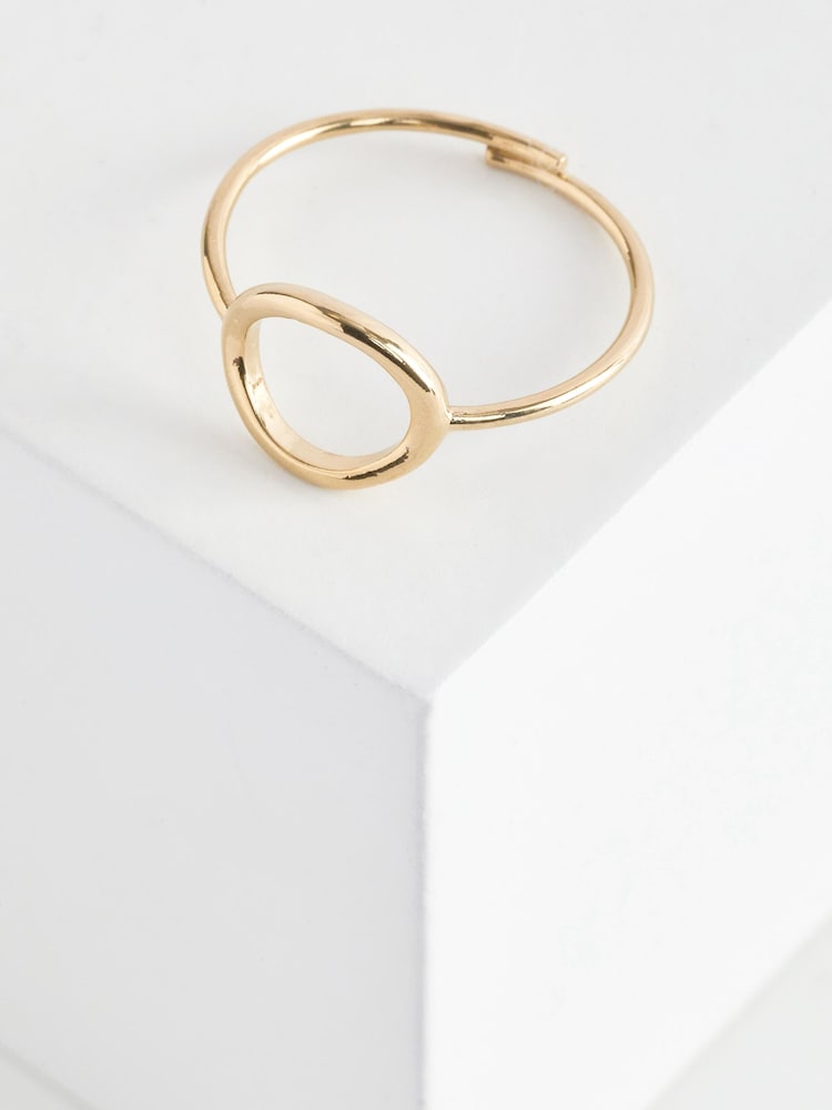 PILGRIM Gold Plated Lulu Circle Ring - Image 1 of 5
