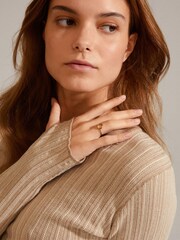 PILGRIM Gold Plated Lulu Circle Ring - Image 4 of 5