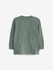 Green Mineral Long Sleeve Cosy T-Shirt (3-16yrs) - Image 2 of 3