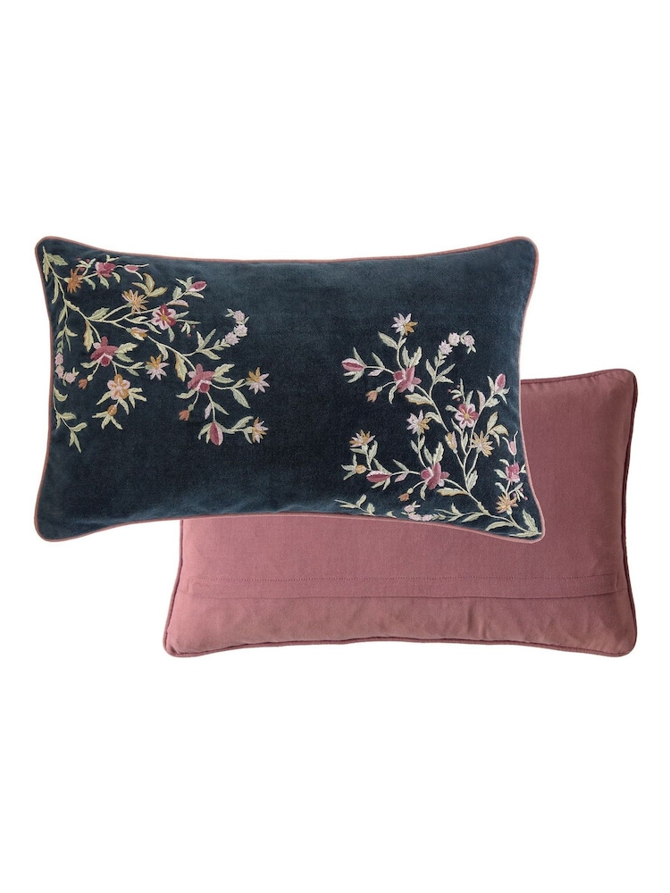 Historic Royal Palaces Multi Royal Court Embroidery Cushion - Image 3 of 3 Historic Royal Palaces Multi Royal Court Embroidery Cushion - Image 3 of 3