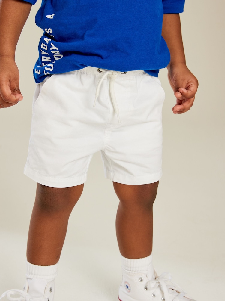 White Pull On Shorts (3mths-7yrs) - Image 3 of 7