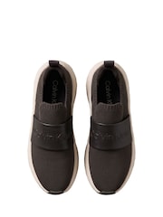 Calvin Klein Dark  Brown Slip-On Runner Trainers - Image 5 of 5