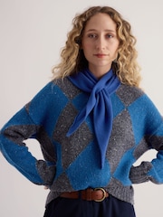 Seasalt Cornwall Blue Annette Scarf - Image 1 of 5