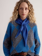 Seasalt Cornwall Blue Annette Scarf - Image 3 of 5