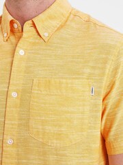 Tog 24 Yellow Dwaine Short Sleeve 100% Cotton Shirt - Image 7 of 8