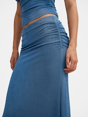 Forever New Blue Arabella Flute Maxi Skirt - Image 5 of 5