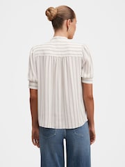 Forever New White Dorothea Striped Blouse - Image 2 of 5