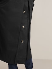 Black Belted Trench Coat - Image 5 of 9