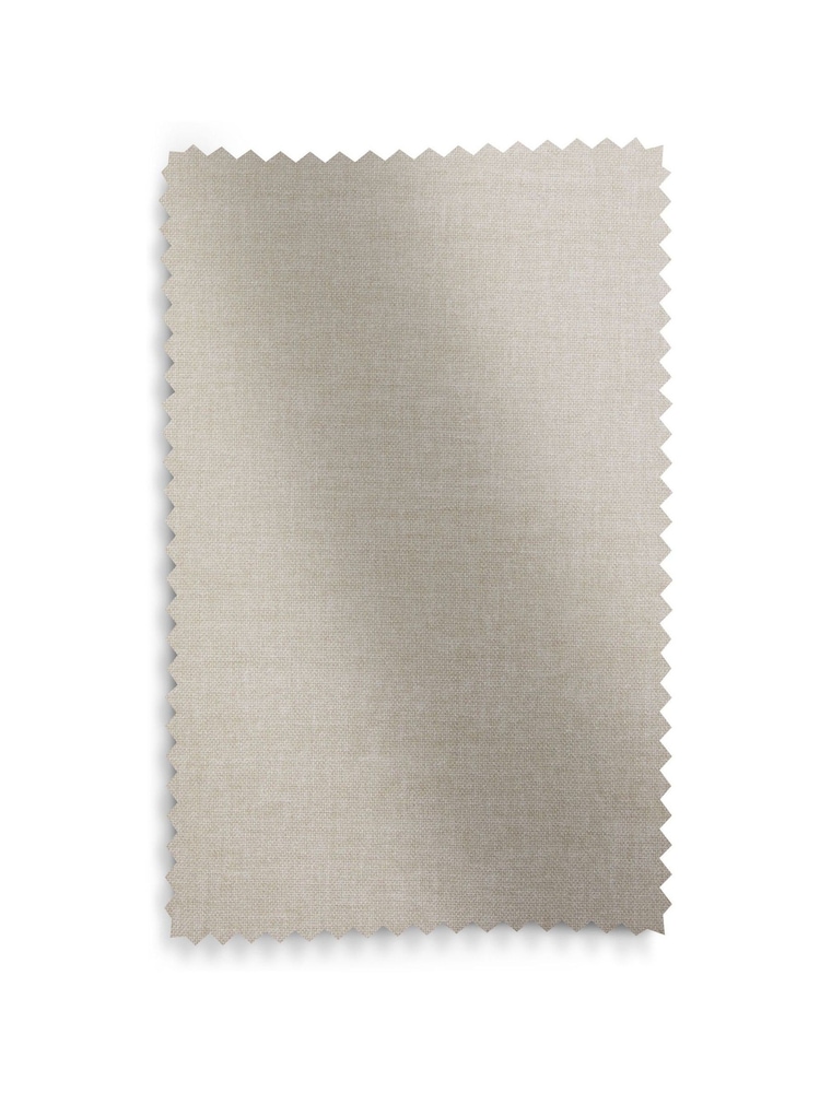 Pebble Natural Sumptuous Velvet Eyelet Lined Curtains - Image 5 of 5